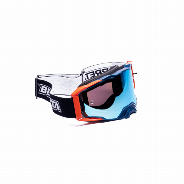 Gogle BERRETA SOLID ANTI-FOG czerwono-niebieskie