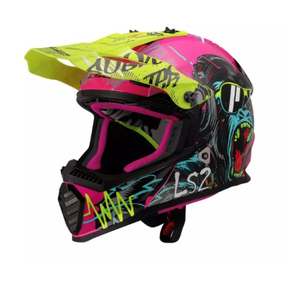 Kask LS2 MX708 Fast II Gorilla Purple