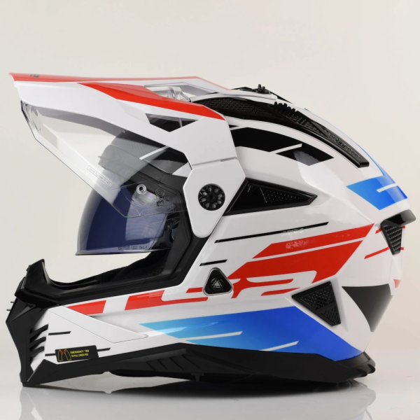 Kask LS2 MX702 Pioneer II Namib White Blue Red