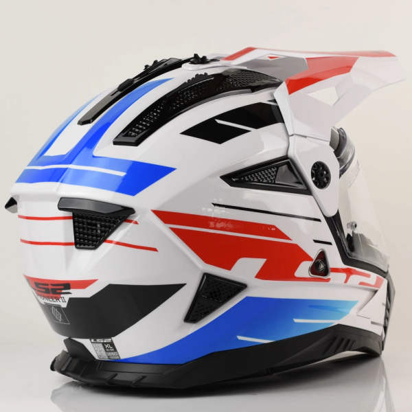 Kask LS2 MX702 Pioneer II Namib White Blue Red