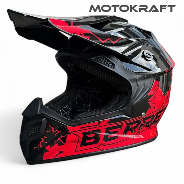 KASK BERRETA KIDS NEW MODEL 2025 Czerwony