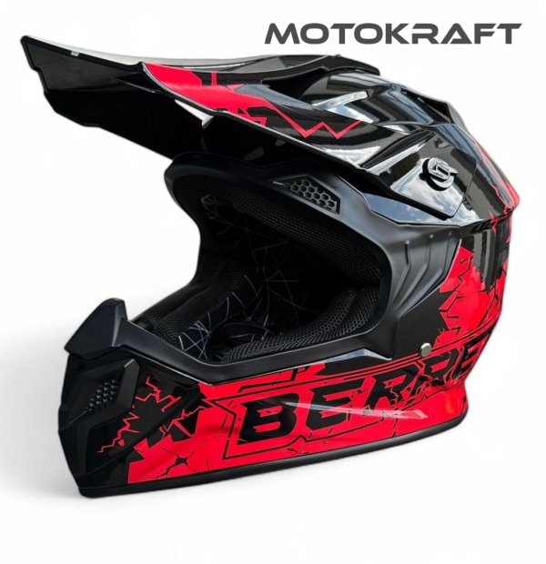 KASK BERRETA KIDS NEW MODEL 2025 Czerwony
