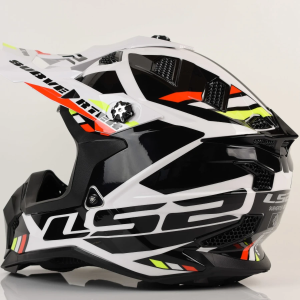 Kask LS2 MX700 Subverter Evo Stomp Biało-Czarny