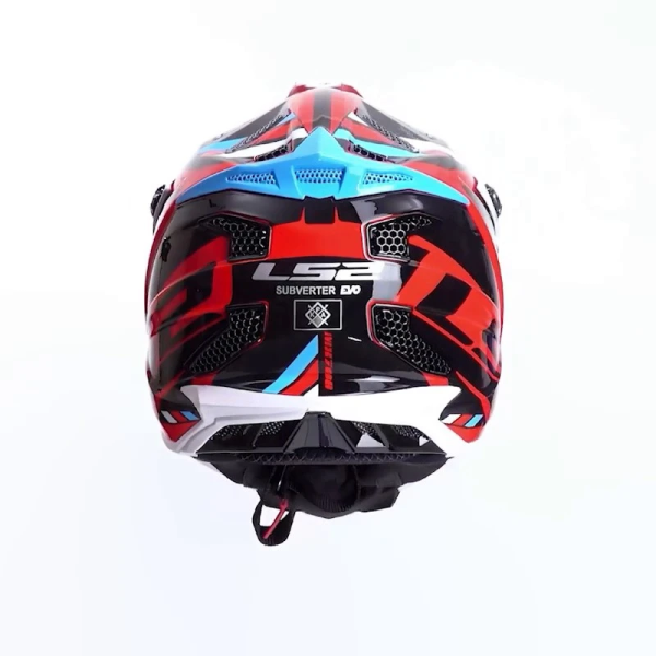 Kask LS2 MX700 Subverter Evo Stomp Biało-Niebiesko-Czerwony