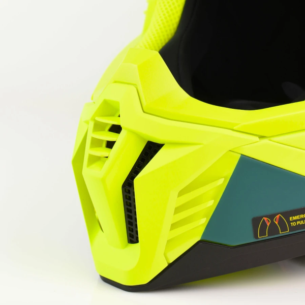 Kask LS2 MX708 FAST II DUCK MATT Szaro-Żółty