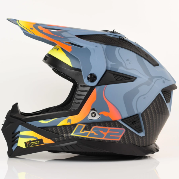 Kask LS2 MX708 FAST II WASH MATT Ciemny Szary