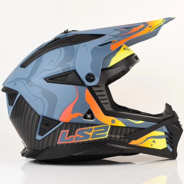 Kask LS2 MX708 FAST II WASH MATT Ciemny Szary
