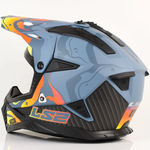 Kask LS2 MX708 FAST II WASH MATT Ciemny Szary